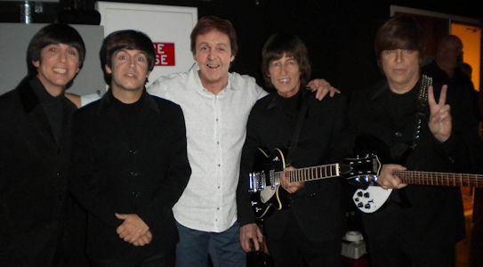 Sir Paul McCartney, backstage visiting with Yesterday